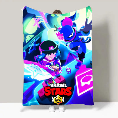 Game B-Brawl S-Stars FPS Strategy Blanket Design Lightweight  For Dorms, Naps, Living Room, Office,Sofa,All-Season