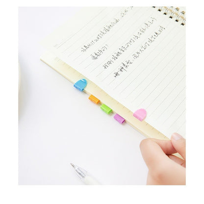 10/20pcs Mini Paper Clips Set Candy Color Transparent Metal Bookmark for File Index Page Holder Clamp Memo Office School F709