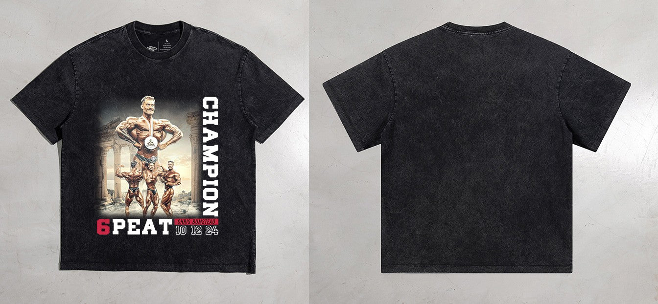 CBUM Workout Tshirt Gym Bodybuilding Men Clothing Oversized Sportwear Cotton US Sized Men Washed T-Shirts