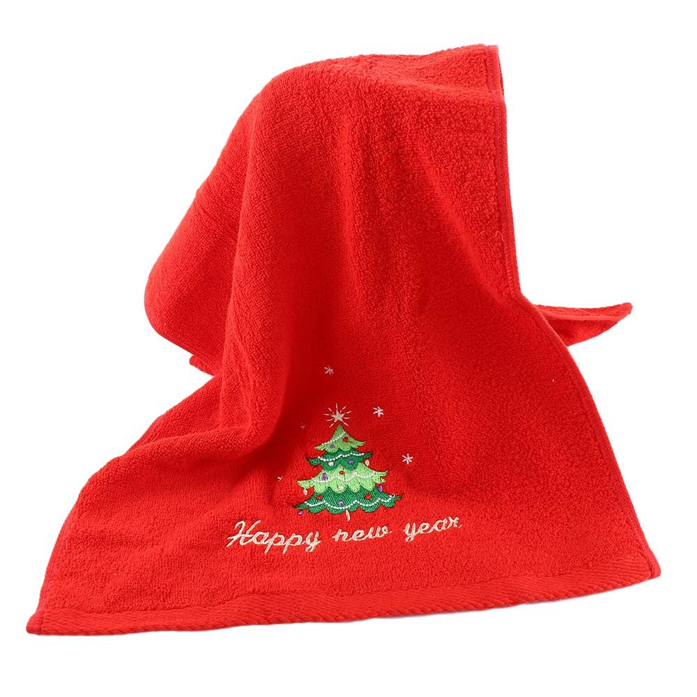 Christmas Towels and Bath Towels, Christmas Red Towel and Bath Towel Set, Merry Christmas Bathroom Supplies, Christmas Gifts