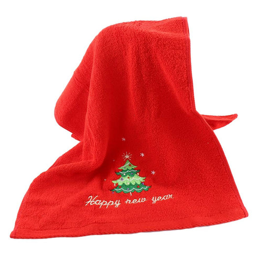 Christmas Towels and Bath Towels, Christmas Red Towel and Bath Towel Set, Merry Christmas Bathroom Supplies, Christmas Gifts