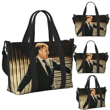 El Sol De Mexico Luis Miguel Beach Travel Bag Large Capacity Tote Bags for Gym Sport Women Shopping Duffle Shoulder Bag