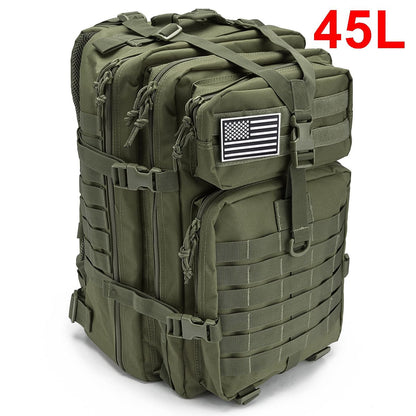 30/45L Man Tactical Backpacks HkingTraveling Bags Survival Outdoor 3P Assault Pack EDC Molle Pack For Trekking Hunting Bag