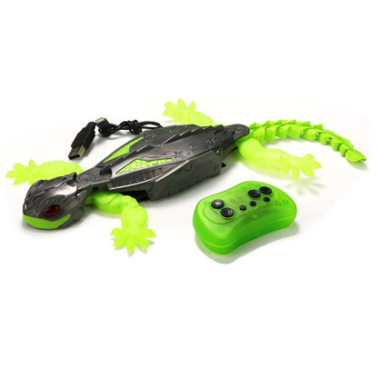 Robô de Brinquedo Lagarto Biomimético Realista RC Escalador de Parede Controle Remoto Gecko Que Escala Vidro e Paredes Lisas Decoração de Interiores de Carros