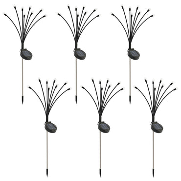 8-Head Solar Firefly Lights LED Solar Outdoor Decorative Garden Lights Waterproof High Flexibility Yard Patio Pathway Holiday