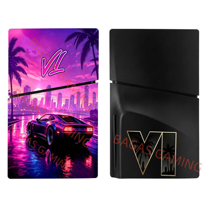New GT Faceplate for PS5/Slim/Pro Disc Edition Anti-Scratch Case ABS Replacement Cover Skin for PS5 Console CD-ROM Accessories