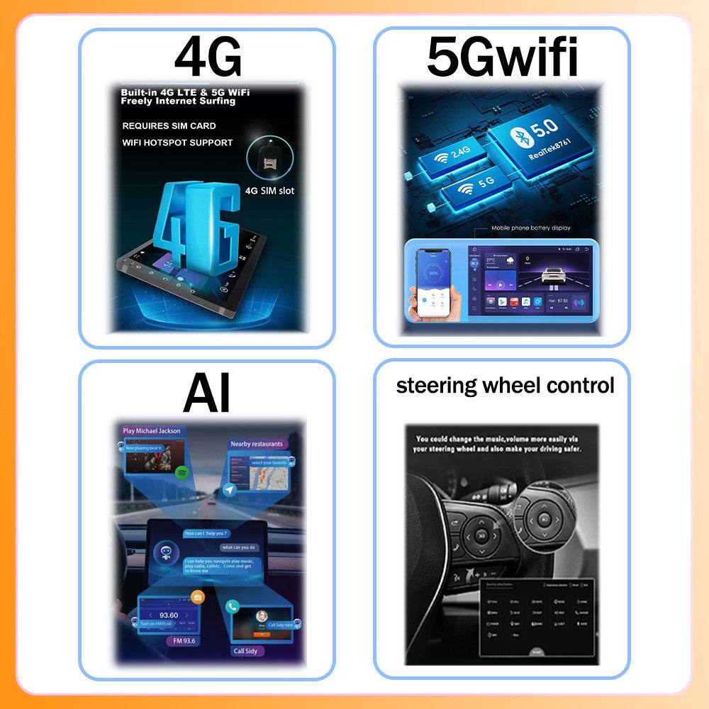 Rádio Android 15 Para Renault Koleos Megane 4 Samsung SM6 Talisman 2017 - 2019 Carro Multimídia carplay sem fio auto 5G WiFi GPS