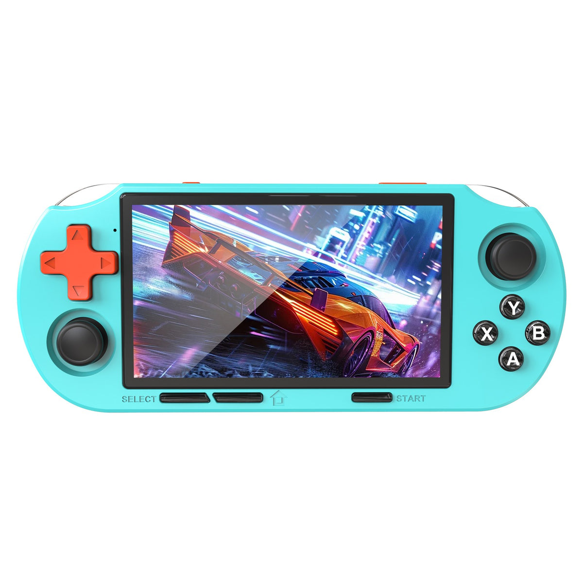 GAMINJA ANS16 Handheld Game 4.5 Inch IPS Screen RGB Lighting Portable Retro Video Game Console 64GB For PS1/GBA/SFC