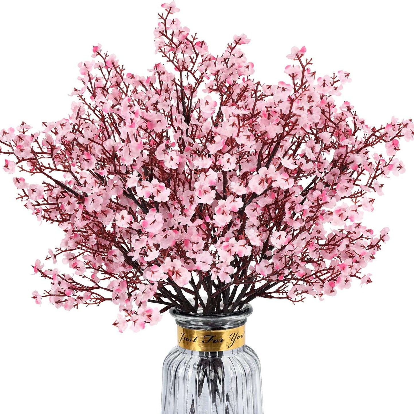 3/5 Pcs Artificial Baby's Breath Fake Flowers for Home Wedding Party Table Arrangements Farmhouse Decoration Faux Gypsophila