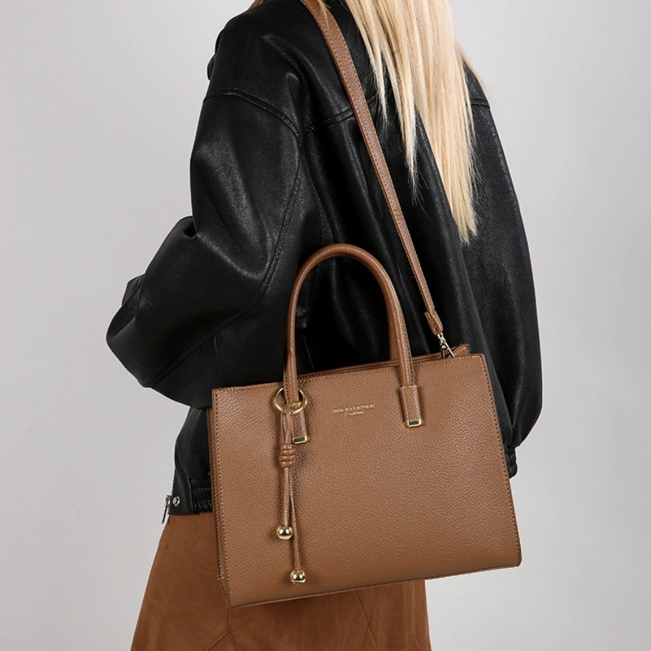 Genuine Brand Top Quality Pu Leather Handbag Women's Tote Messenger Sac Designer Large Capacity 3 Levels Shoulder Crossbody Bags