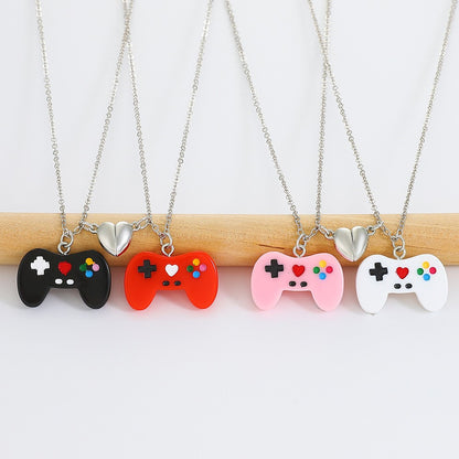 Eu Te Amo Melhores Amigos Colar de Casal Jóias Quebra-Cabeça BFF Chave Fechadura Tai Chi Coração Pingentes Colares para Mulheres Homens Presente Collier