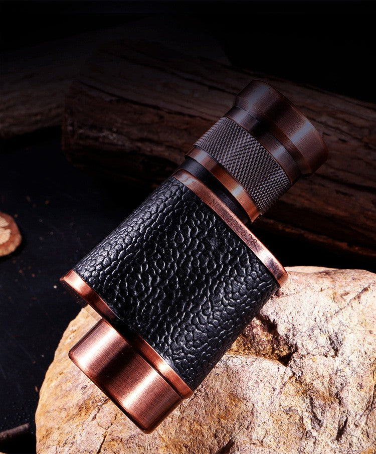 Monocular Potente Russo 8X24 Estrutura de Metal Telescópio Profissional Portátil Militar Telescópio Lente Totalmente Óptica Para Acampamento