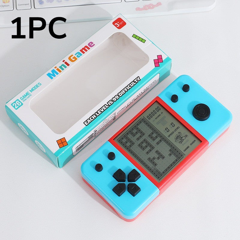 Pocket Tetris Handheld Game Console Retro Electronic Game Player Portable Stress Relief Toy