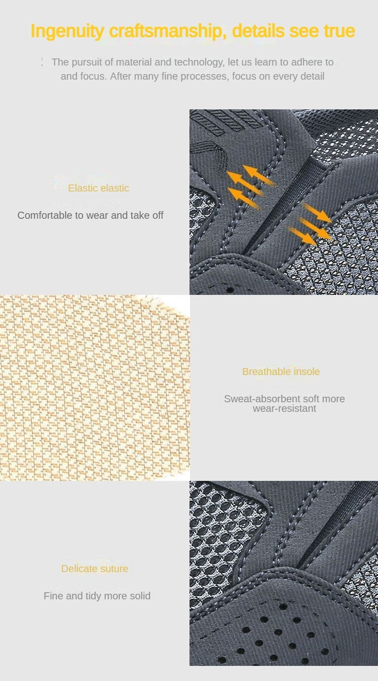 ?Men's Shoes 2025 Summer Casual Sneakers Breathable Mesh Chunky Sole Affordable Free Shipping?