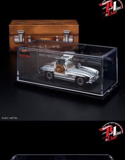 Original Hot Wheels Rlc Elite64 Red Line Club Hottest Metal Cars In The World Benz 300sl Porsche 964 Car Model Collection Toys