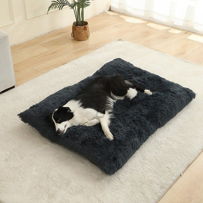 Casa com Cama Macia para Cachorros, Pelúcia Longa e Macia, Melhor Cama para Cães, Cesto para Cães, Produtos para Animais de Estimação, Almofada para Gatos, Tapete para Gatos, Sofá para Dormir de Animais.