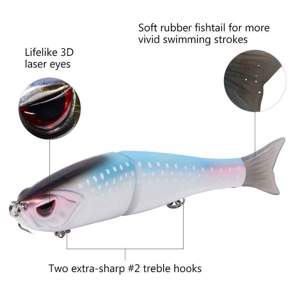 Iscas Artificiais Bassdash Swimbaits Pike Trout Glide Baits Minnow Hard Bass Fishing 7in/2.2oz 4.5in/0.65oz