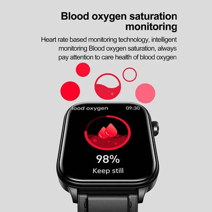 2025 Novo Para XIAOMI ECG+PPG Gordura Sanguínea Ácido Úrico Saúde Smartwatch Masculino Feminino Frequência Cardíaca Pressão Arterial Chamada Bluetooth Relógio Inteligente