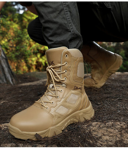 Botas de Segurança Masculinas Impermeáveis para Exteriores com Bico de Aço, Botas de Trabalho Masculinas Antiesmagamento com Bico de Aço, Tamanho 47