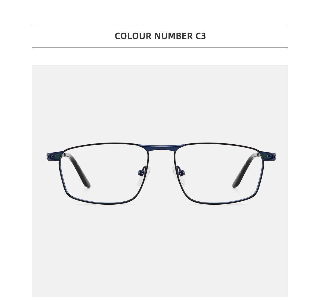 Photochromic Lenses Men's Sunglasses Reading Glasses Man Square Prescription Prescription Glasses Trendy Luxury Mens Lenses +2 3