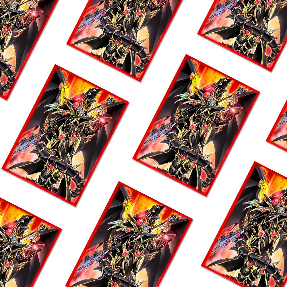 50PCS 63*90mm Flashing Anime Japanese Size Card Sleeves Anti-rasgo e Anti-desgaste Protetores de Cartas Compatíveis com Cartas YGO