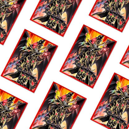 50PCS 63*90mm Flashing Anime Japanese Size Card Sleeves Anti-rasgo e Anti-desgaste Protetores de Cartas Compatíveis com Cartas YGO