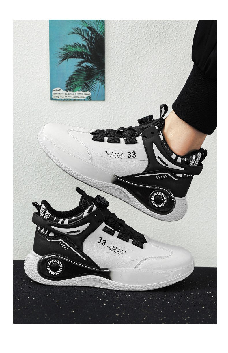 Tênis Masculino com Fivela Rotativa Confortável Antiderrapante Cadarço Durável para Atividades ao Ar Livre