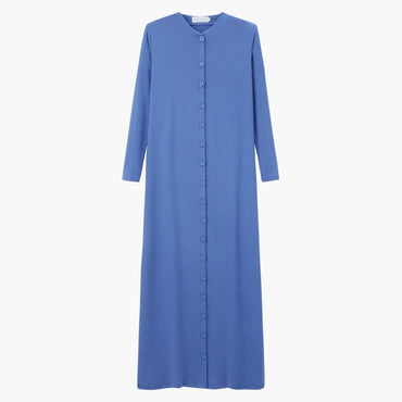 AS 2025 summer woman dress comfortable ribbing maxi button dress  lady clothes