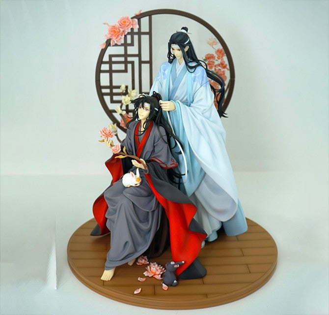 Genuine Mo Dao Zu Shi Wei Wuxian & Lan Wangji Pledge of The Peony Ver. Anime Figure Grandmaster of Demonic Cultivation Model