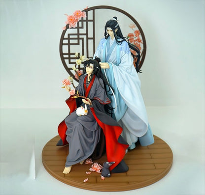 Genuine Mo Dao Zu Shi Wei Wuxian & Lan Wangji Pledge of The Peony Ver. Anime Figure Grandmaster of Demonic Cultivation Model