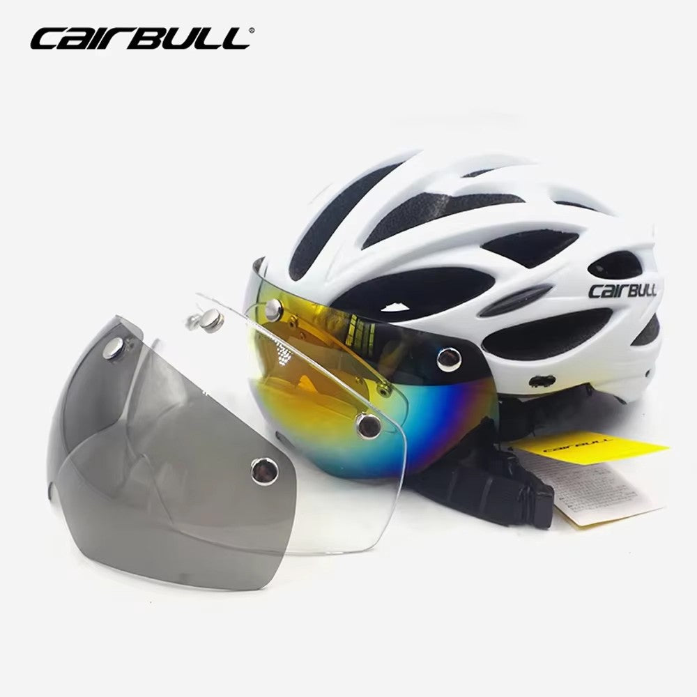 Cairbull Capacetes de Ciclismo MTB Mountain Road Capacete de Bicicleta de Corrida Leve Respirável Led Segurança Capacete de Bicicleta 54-62cm Casco