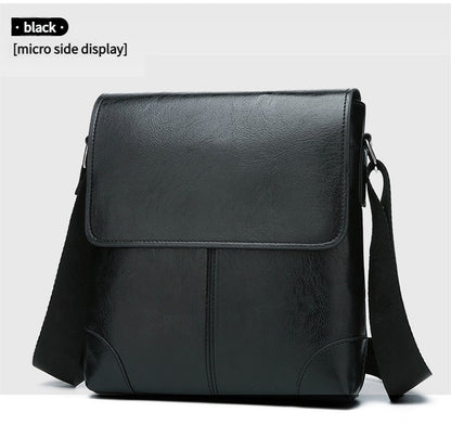 Men Shoulder Bags For IPAD Leather Business Handbag Men Messenger Bag Large Side Sling Bag Fashion Man Crossbody Bag
