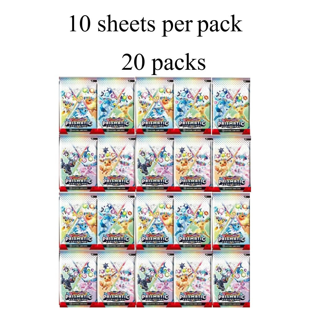 Novos jogos 4-36Pacote de Cartas Pokémon em Inglês Caixa de Booster Black Bolt White Flare Cartas de Batalha Pokémon Troca de Jogo Presente