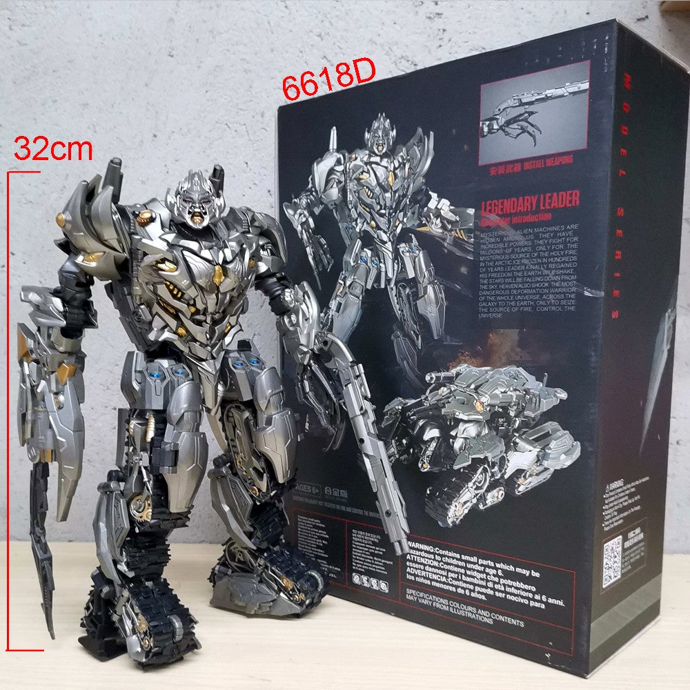 Brinquedos Robô Transformável 30CM Optimus Prime Star Commander Magatron Carro Bumblebe Boneco de Ação do Filme Modelo Anime de Deformação