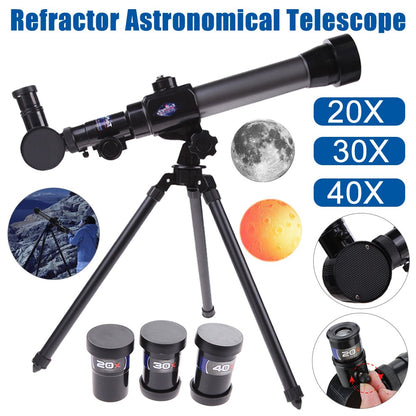 Telescópio Monocular Astronômico Científico de Observação Astronômica Educacional para Ensino Introdutório