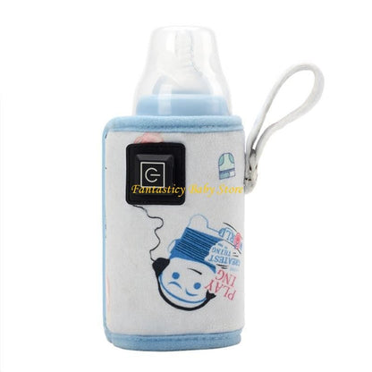 J6BE Formula Milk Feeder Warmer USB Travel Warmer Heating Bag for Baby Nursing Bottle