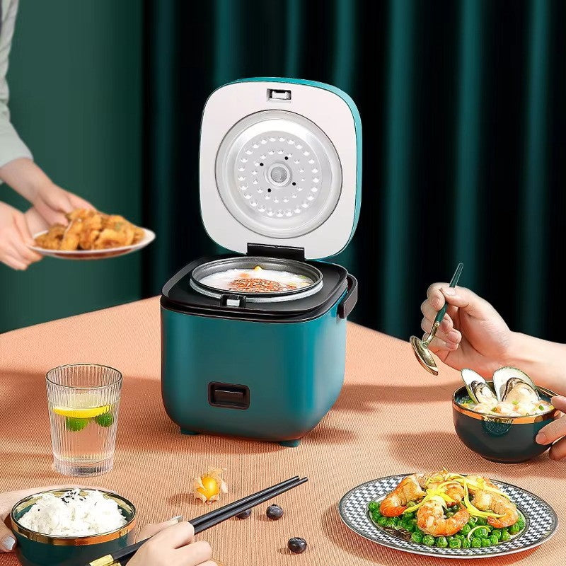 Mini Panela Elétrica de Arroz Automática Doméstica para Cozinha 1-2 Pessoas, Aquecedor de Alimentos a Vapor 1.2L Panela de Arroz Pequena