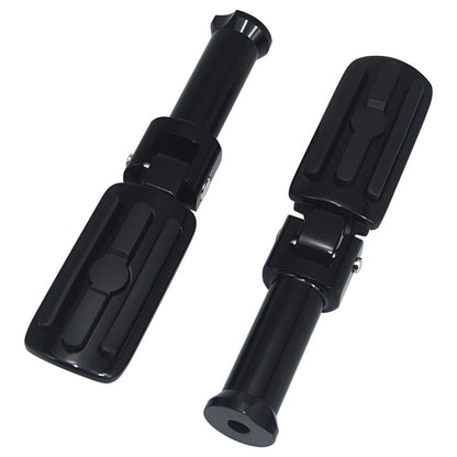 Motorcycle Rear Foot Peg Mounts Clevis Passenger Footpeg Support Kit Fit For Harley Davidson Softail 2018-2025 Gloss Black