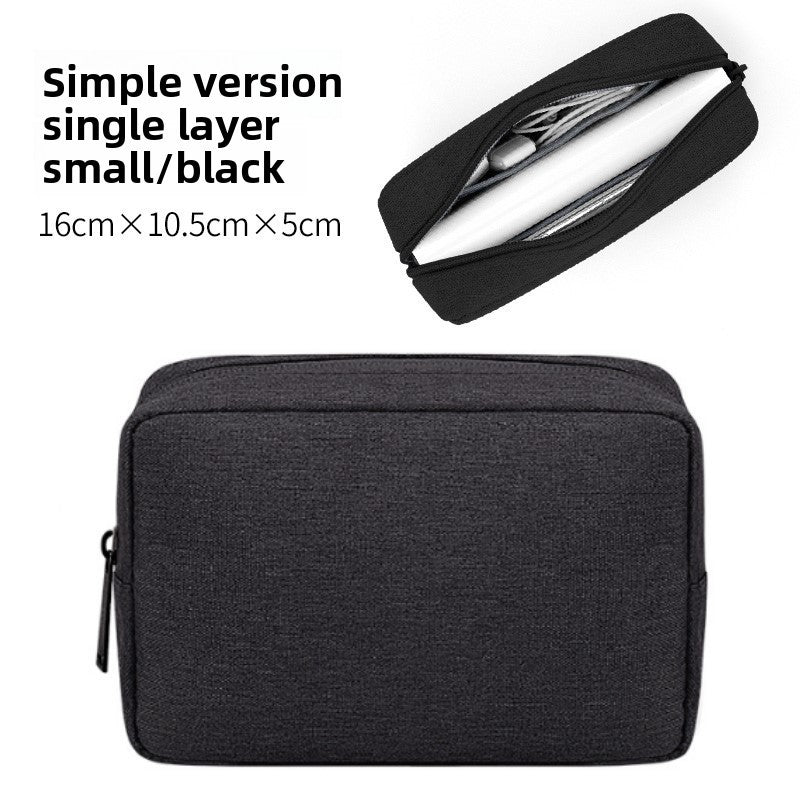 Travel Essentials Pouch Organizer for USB Cables Earphones Gadgets Storage Bag Digital Accessories Makeup Cover Devices