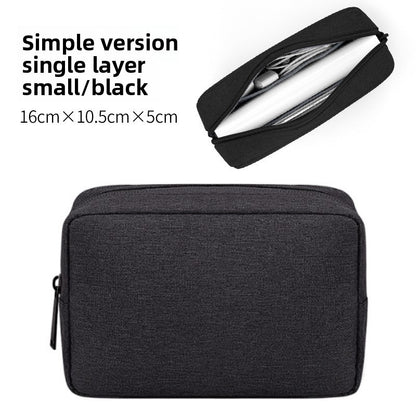 Travel Essentials Pouch Organizer for USB Cables Earphones Gadgets Storage Bag Digital Accessories Makeup Cover Devices
