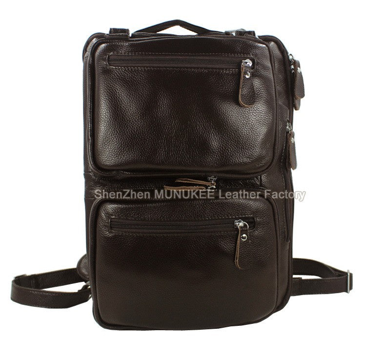 Bolsa de Viagem Masculina de Couro Genuíno Legítimo de Grão Integral Multifuncional, Bolsa de Viagem de Couro, Bolsa de Viagem Grande, Bolsa de Fim de Semana