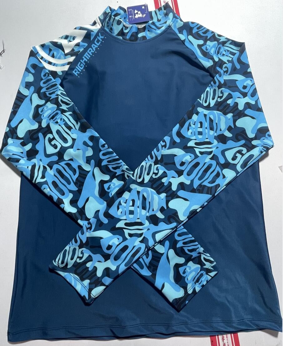 RT Rashguard Camouflage Long Sleeve Surfing Shirt UV Protection Swimwear UPF Summer Lycra Sunscreen Beachwear