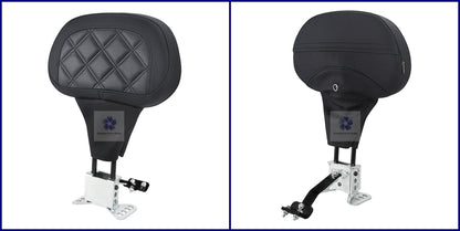 Encosto do Banco Dianteiro do Piloto de Motocicleta Ajustável para Harley Davidson Touring Road King Street Electra Glide 2009-2025
