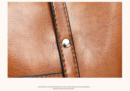 Shoulder Bags for Women Oil Wax Leather Handbag Tote Crossbody Bag Vintage Satchels Women Bags Designer Handbag High Quality