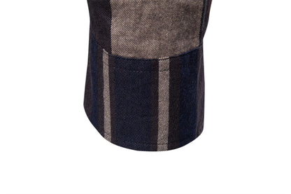 AIOPESON Men's Classic Plaid Shirt 100% Cotton Long Sleeve Autumn Winter Thicken Office Formal Business Executive Shirts