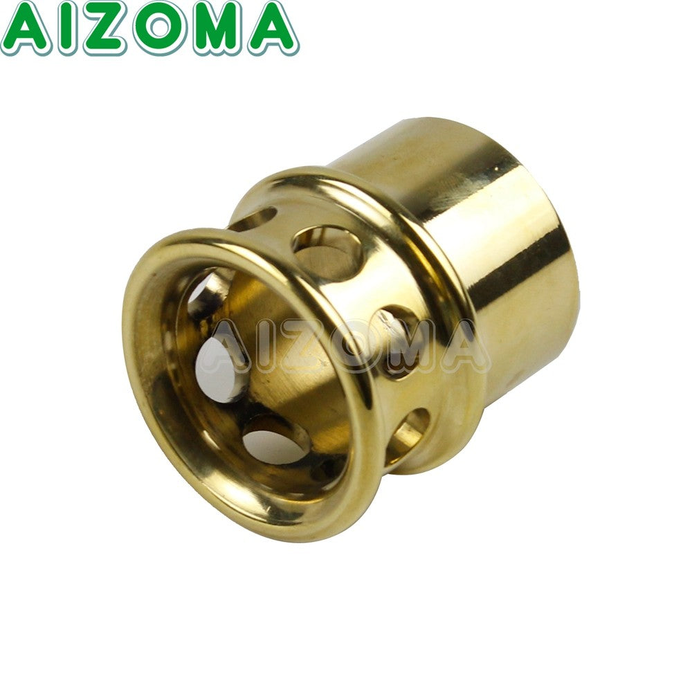 Universal 1-3/4" or 1.75" 2" 2.25" 2.5" Brass Exhaust Tips For Harley Chopper Bobber Sportster 883 1200 Muffler Pipe Plug Tube