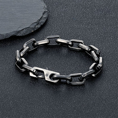 Pulseira de Corrente O Simples de Charme Cuba Masculina Feminina Moda Dubai Elo Punk Hip Hop Aço Inoxidável Casal Bangle Joias da Moda Presentes