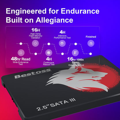 SSD HD 2.5 SATA3 Unidade de Estado Sólido 120GB 240GB 1TB 512GB 128GB 256G 2TB 4TB Interno para Notebook PC Bestoss