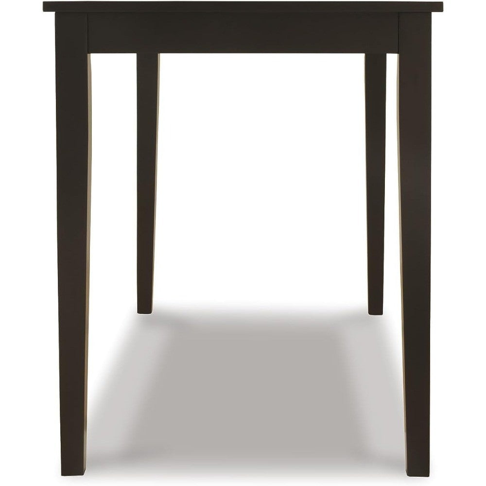 Ashley Kimonte Signature Rectangular Black Dining Table