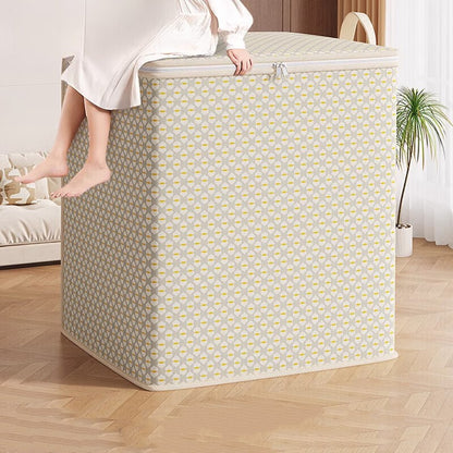 Extra Large Storage Bag - Multifunctional Bedding, Clothing, And Underwear Storage Bag With Zipper, Under Bed Storage Bag